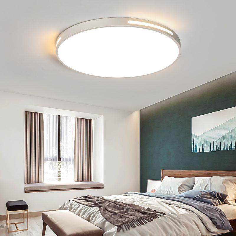 2024款E顶D吸灯客厅房间新卧室灯现代简约书房L无品牌/餐厅超亮圆