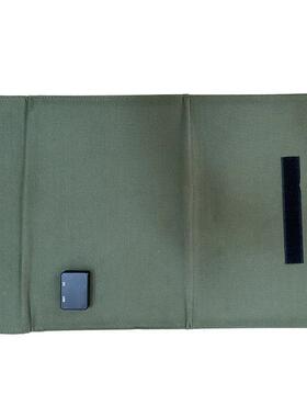 单晶2阳0w太折能叠包便折SUZ携式可叠太阳能充电发电板手机太阳能