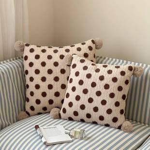 2205新款 毛HAR用球波波两二合一靠垫被可收纳车载抱办公午休 韩式