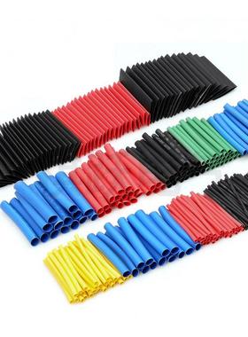 跨境货S源60PC组合100PC焊锡环热缩子端TWNS+50PCS彩色热缩管