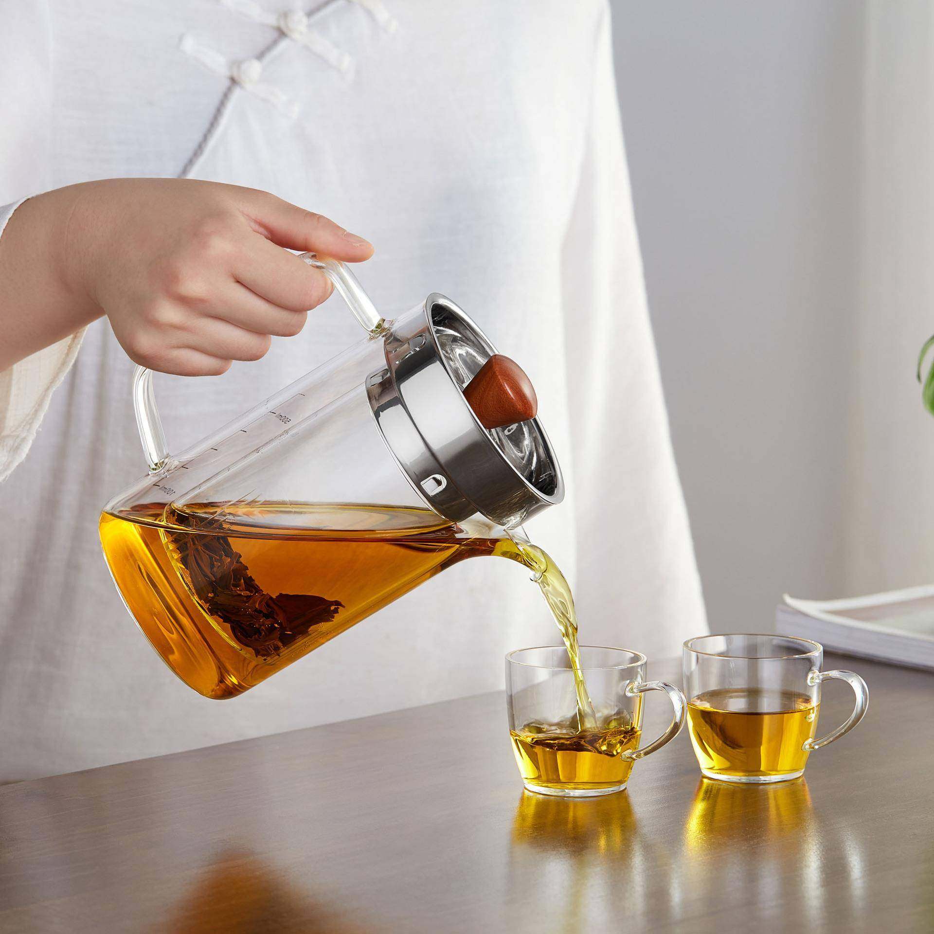新手煮工煮茶壶茶器耐热玻璃养身壶家用式无品牌/泡茶壶分离设计