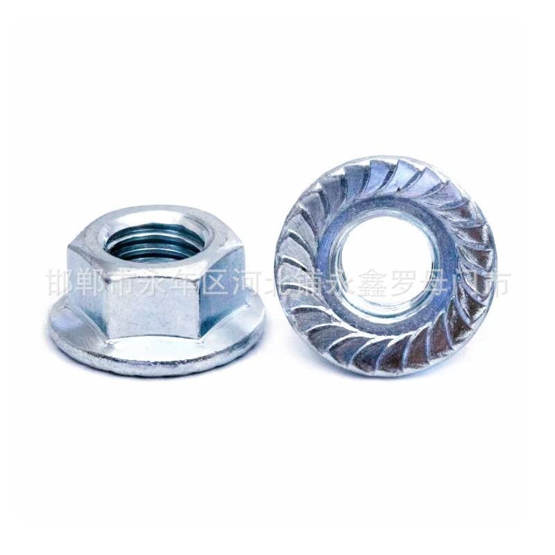 美制2级镀螺锌法兰NOF带齿六角法兰母1/4-25/16-1/88-167/16-014