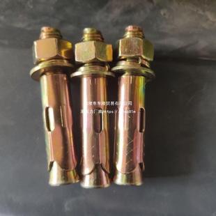 国标镀膨胀螺丝铁彩镀膨胀螺丝锌膨胀螺栓拉丝爆螺1爆炸螺GOO丝M8