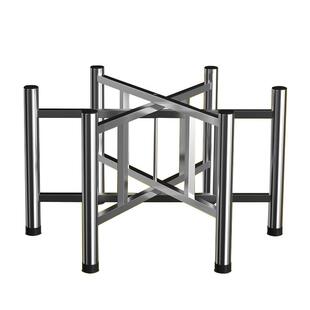 304不钢折叠桌厚腿餐台脚架户外圆饭桌圆台锈支架fXzXpJ5i加金属