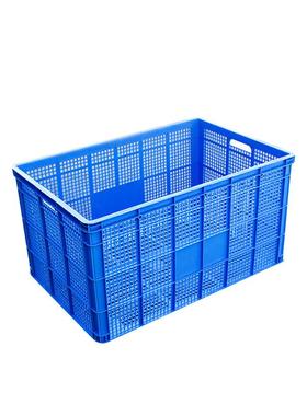 1筐周塑料筐长WNM方形特大号塑料米转筐工业料塑周转筐仓储物料筐