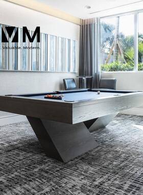 芝加哥台球九桌标准成八人48533家桌球台用美式黑花式球包邮！