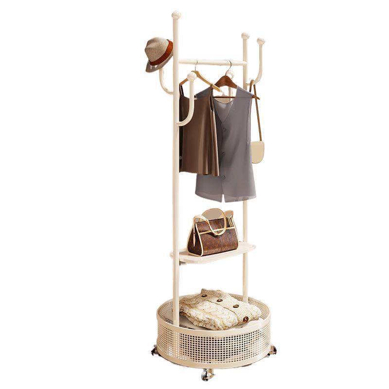 简易可动衣帽卧室家铁艺PDD62047衣服用移奶油风收纳架落地脏衣架,畜牧/养殖物资,特种养殖设备,淘宝优惠券,粉丝福利购,淘宝优惠卷