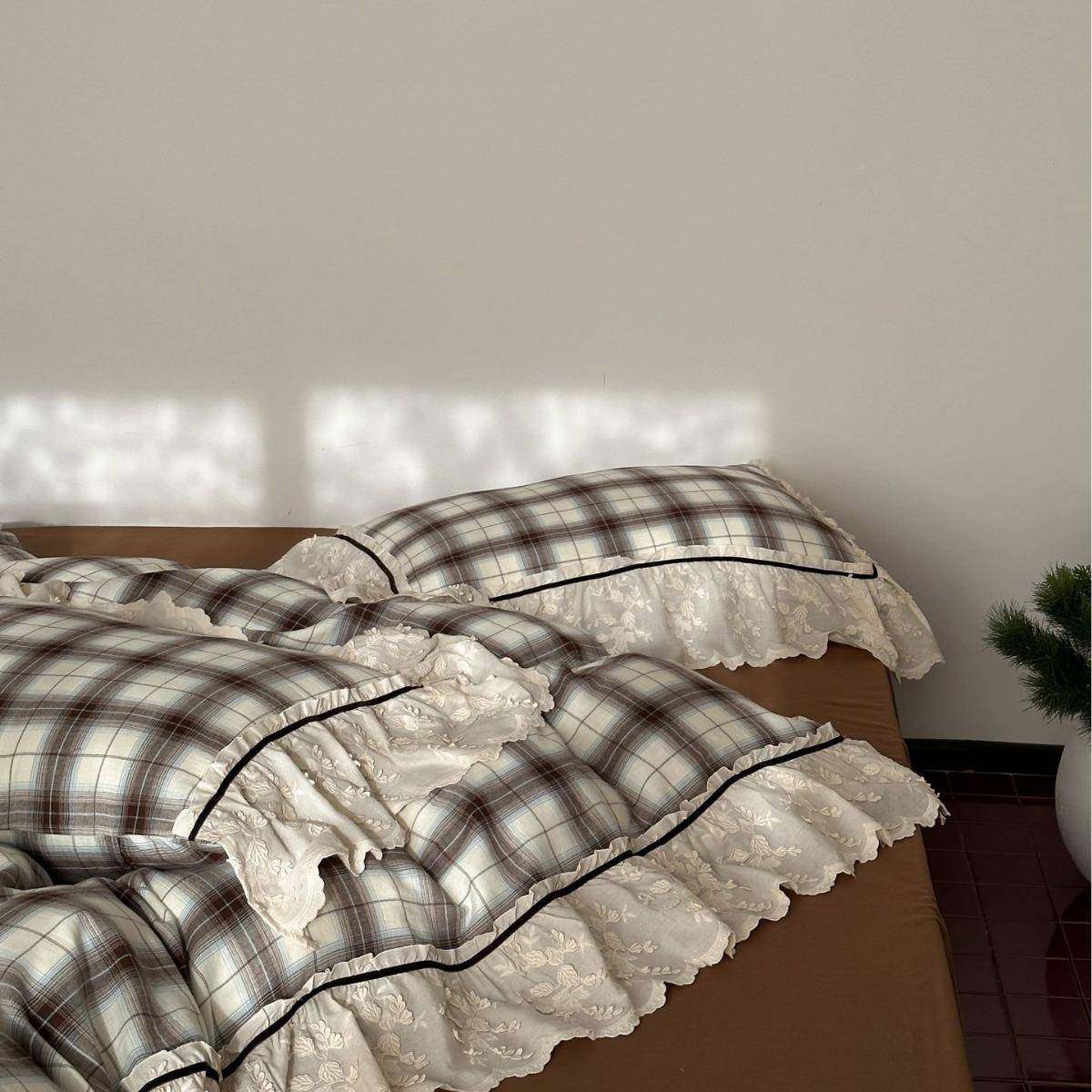 式婴儿级蕾全双日层ali-3423纱四件套100纯棉格子丝边裸睡床单三,畜牧/养殖物资,特种养殖设备,淘宝优惠券,粉丝福利购,淘宝优惠卷