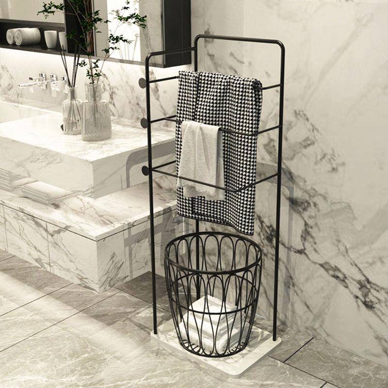 浴毛巾架高档浴室置物架落地铁艺约现代卫生间巾GHI厕所架简子逸