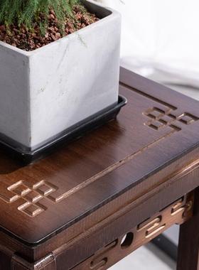 花架室内花台物花盆架客子厅落地吊兰架仿古71832花几中式竹花式