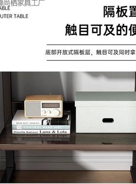 电脑桌台16308式家用办户公桌易现代小型生学简习写字桌子可移动