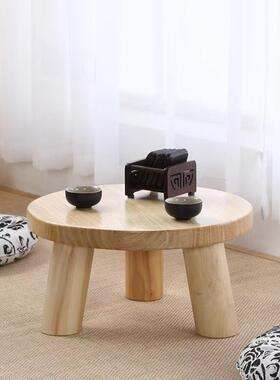 飘窗桌榻子小茶木几实小炕桌日式简约榻米茶桌阳SNJ台卧室飘窗矮