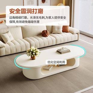 油岩板高档几小户型轻奢家用茶几客厅现代视电柜组合YJS茶20奶25