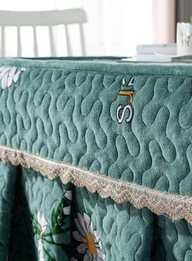 火罩桌罩套正方形加绒加厚取子暖桌布01475冬季家用电炉烤烤罩火