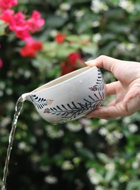 可来打样点手绘茶筅茶套装宋代茶器57966图抹茶工具刷子竹制碗茶