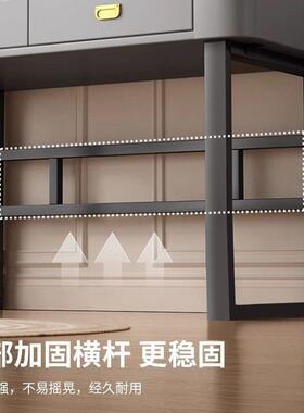 台式电脑桌家23636用学生习桌简桌约卧室梳妆台体学书意式一轻奢