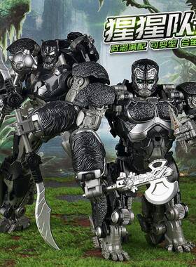 精刻变形玩具JK05变形机器人猩猩队长双形态擎天之圣KO原大SS106