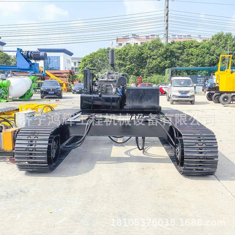 15吨液压遥控履带底盘行走总成工程机械配套钢制底盘移动破底盘