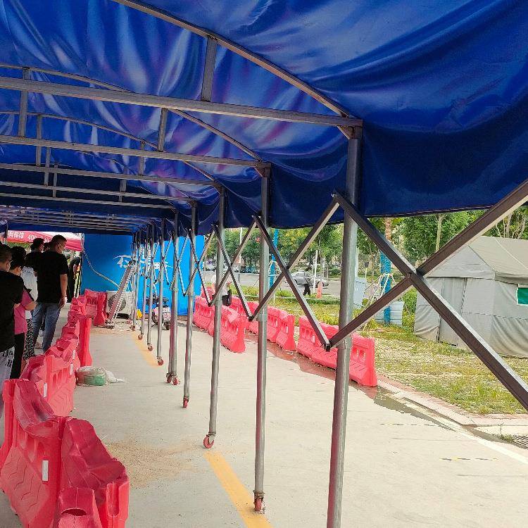 桥梁蒸养保温棚预制件推拉伸缩篷箱梁梁体养护保温蓬布