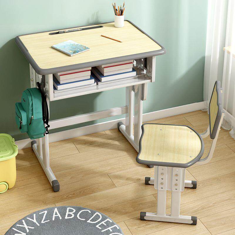 儿童学习课桌椅套装可升降家用学生小孩多功能书桌椅组合