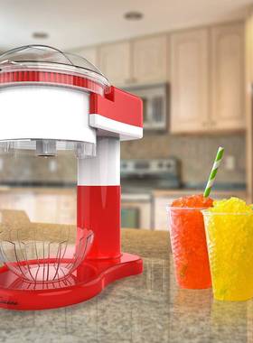 家用迷你电动碎冰机刨冰机冰沙机碎冰机奶茶店商用沙冰机打冰