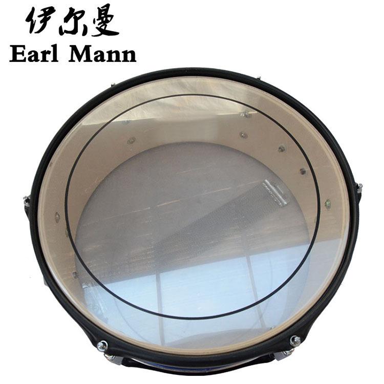 伊尔曼乐器EarlMann木腔小军鼓14寸蓝色油皮小军鼓打击乐器