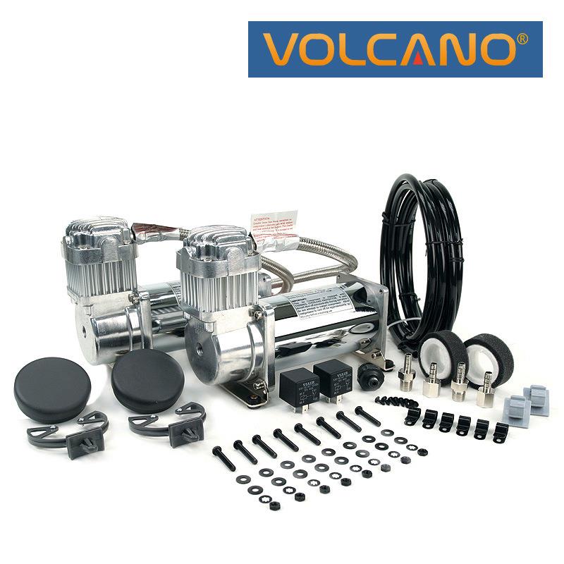 VOLCANO汽车改装气动避震空气悬挂改装马达空压机打气泵400C
