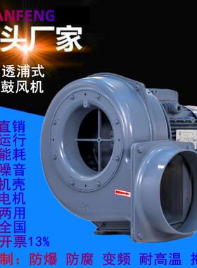 原装FMS-4050.4KW离心式冷却散热鼓风机400W380V多翼式低压风机