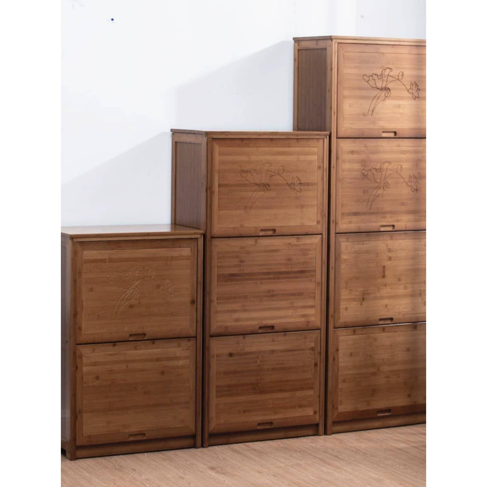 实木斗柜子储物柜卧室抽屉收纳柜杂物柜木质置物柜简约楠竹储藏柜