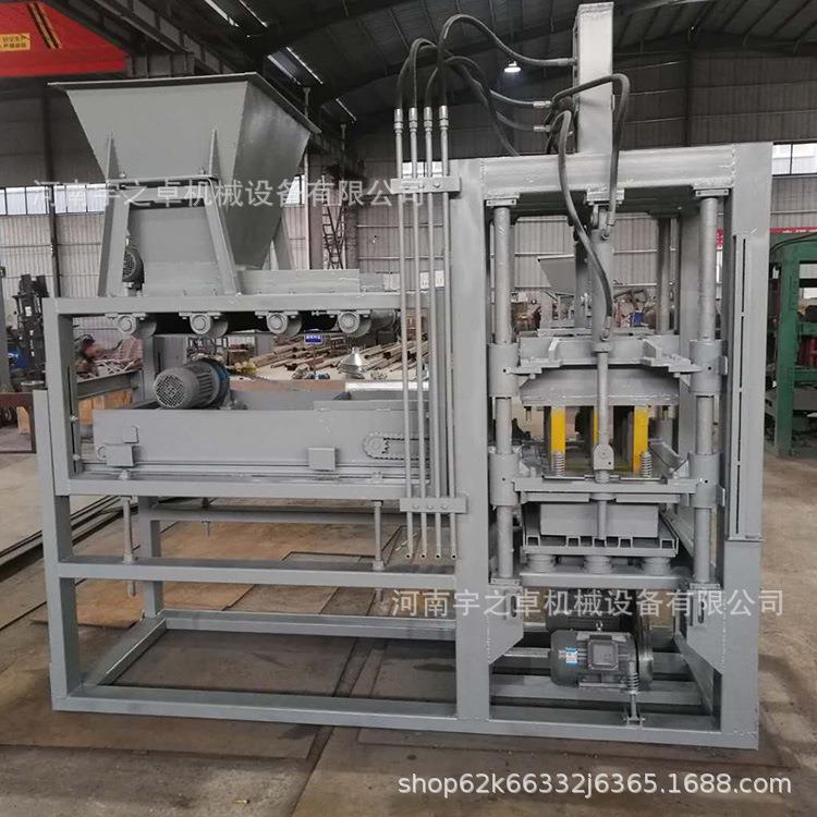水泥制砖机全自动空心砖机液压成型打砖机生产线遵义小型水泥砖机