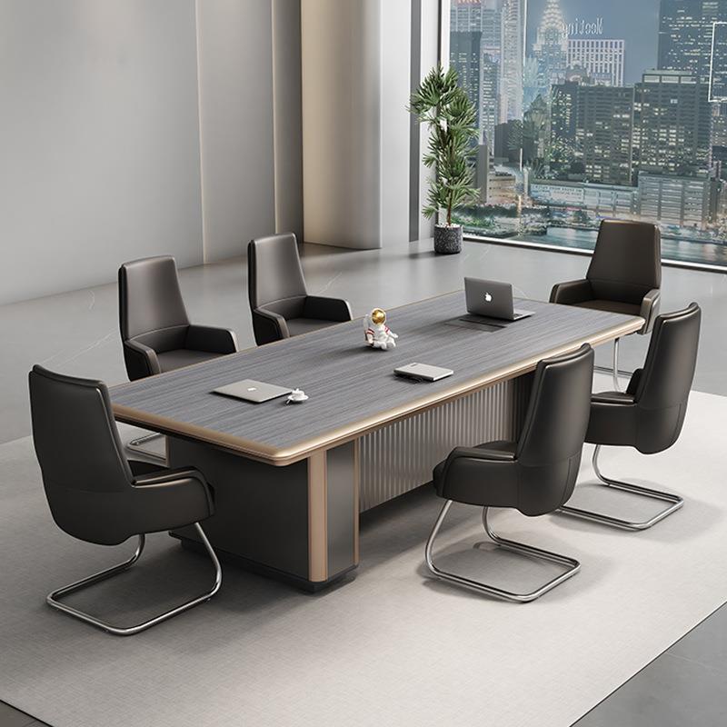 直销会议桌长条桌简约现代大型板式培训桌会议室洽谈培训桌椅组合