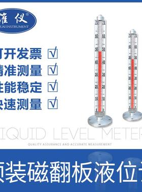 淮仪专业生产磁翻板液位计uz1.6顶装式磁性液位计顶装远传液位计