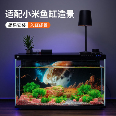 南美风枯木鱼缸造景装饰