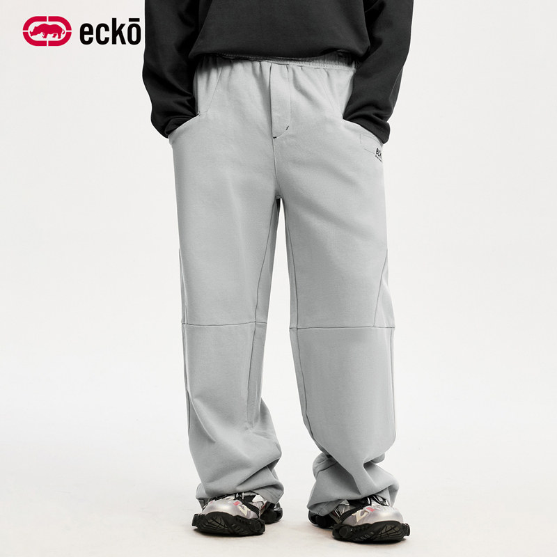 ecko红犀牛  美式户外直筒宽松伞兵裤2025冬季新款裤子休闲运动裤