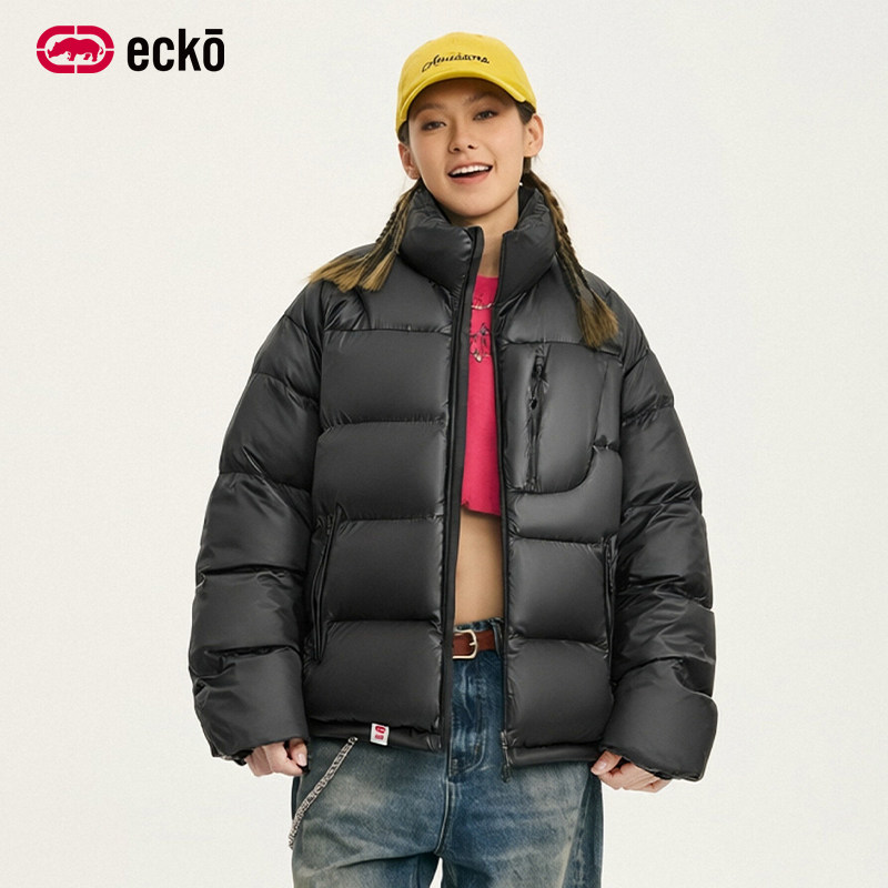 ecko红犀牛立领棉衣防寒服棉服