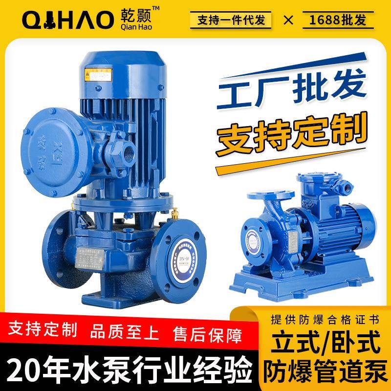 定制IRG立式循环泵管道离心泵锅炉送水增压冷热水铸铁防爆水泵
