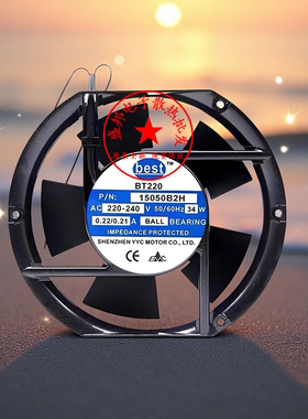 全新原装Maxair/BT 15050B2HL交流散热风扇 15050B2H 220V 滚珠