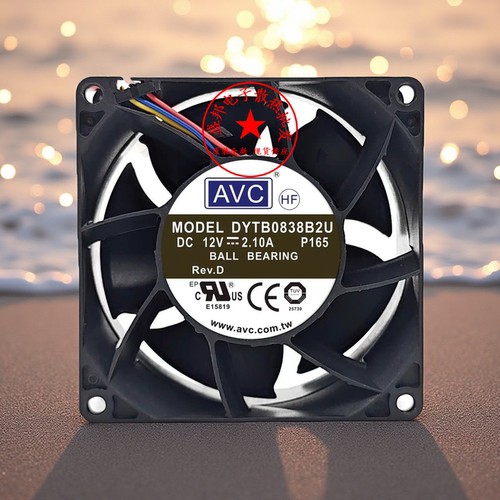 AVC DYTB0838B2U 12V2.10A 80*80*38MM 8038 8CM厘米暴力散热风扇