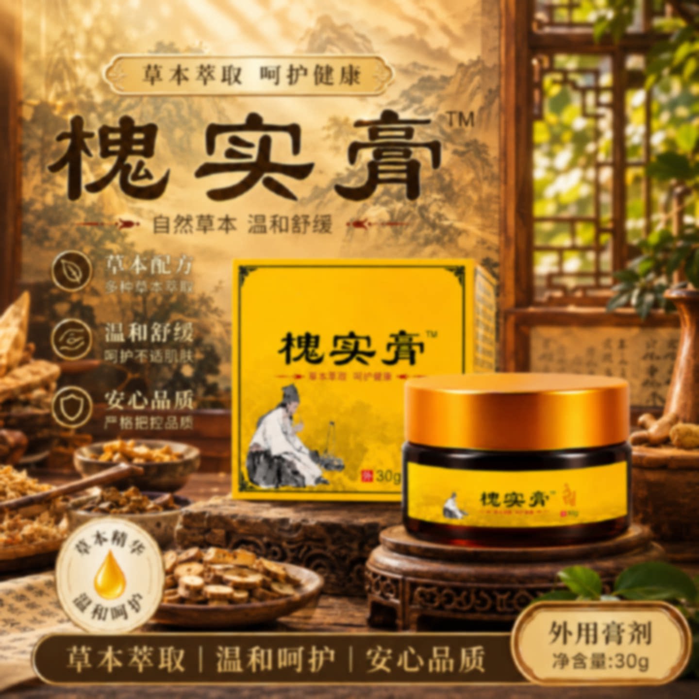 槐实膏男女通用涂抹舒痒痔康膏草本萃取疮直播同款官方旗舰店旗舰