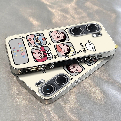 适用iqooneo9/8pro手机壳10新款vivoiqooneo5四宫格小新ipooneo6se全包防摔iq00neo7电镀icooneo3轻奢noe女生