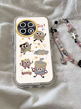 适用一加ace5手机壳ace3Pro全包1加十三+ace2保护壳防摔oppo镜面泡芙汉堡包1加oneplusaec保护套1+13女生外壳