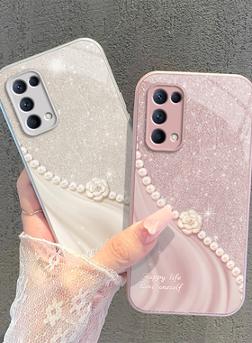 opporeno5手机壳Reno5pro新款opρo全包K防摔ooporeno5K玻璃opporeon55G外壳K5G保护0ppo套opp0por高级感5G女