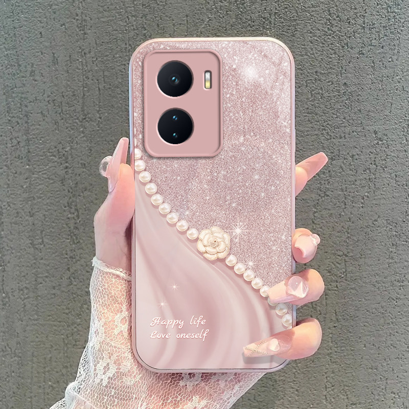 适用IQOOZ6手机壳新款vivoiqooZ6液态玻璃套ipooz6硬iq00女生vivoiq高级感iqz全包防摔icooz爱酷iooq网红外壳