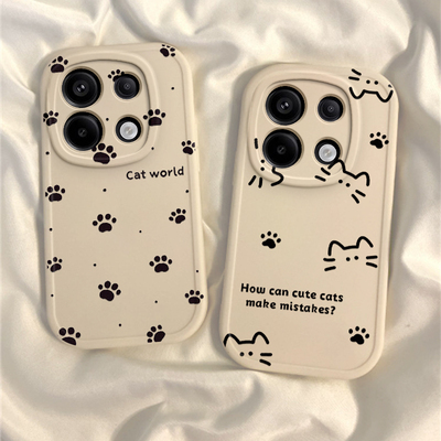 适用红米note13pro手机壳Redmi12turbo新款女noto11tpro+全包防摔11se软硅胶套小米note10/95G外壳7/8pro可爱