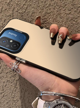 适用红米12C手机壳小米Redmi十二C12保护22120RN86C套helio简约纯色g85Note全包防摔redmin送钢化膜老人男女