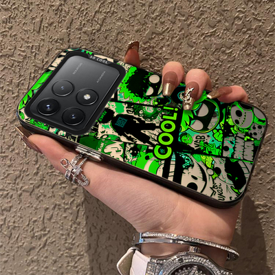 红米K70手机壳新款RedmiK60至尊版创意个性小米k50pro硬外壳k60e全包防摔k40s保护套k30动漫男孩turbo3高级感