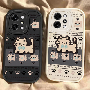 9全包防摔findx8s女a93 k12s保护套 像素狗狗适用于opporeno14 55软硅胶套a6pro新款 13pro手机壳12