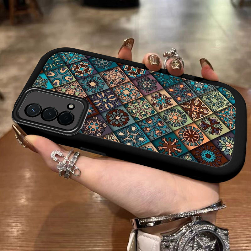 适用oppoa93手机壳新款a96女款a97 5g全包防摔a93s软硅胶a97保护A955G套0pp0A9复古图腾a91外壳opp0a92s的a83