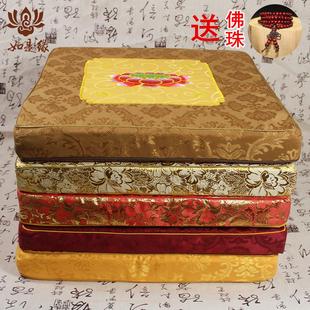 礼佛前拜垫拜佛垫家用莲花寺庙佛堂磕头跪拜垫蒲团打坐垫禅修方形