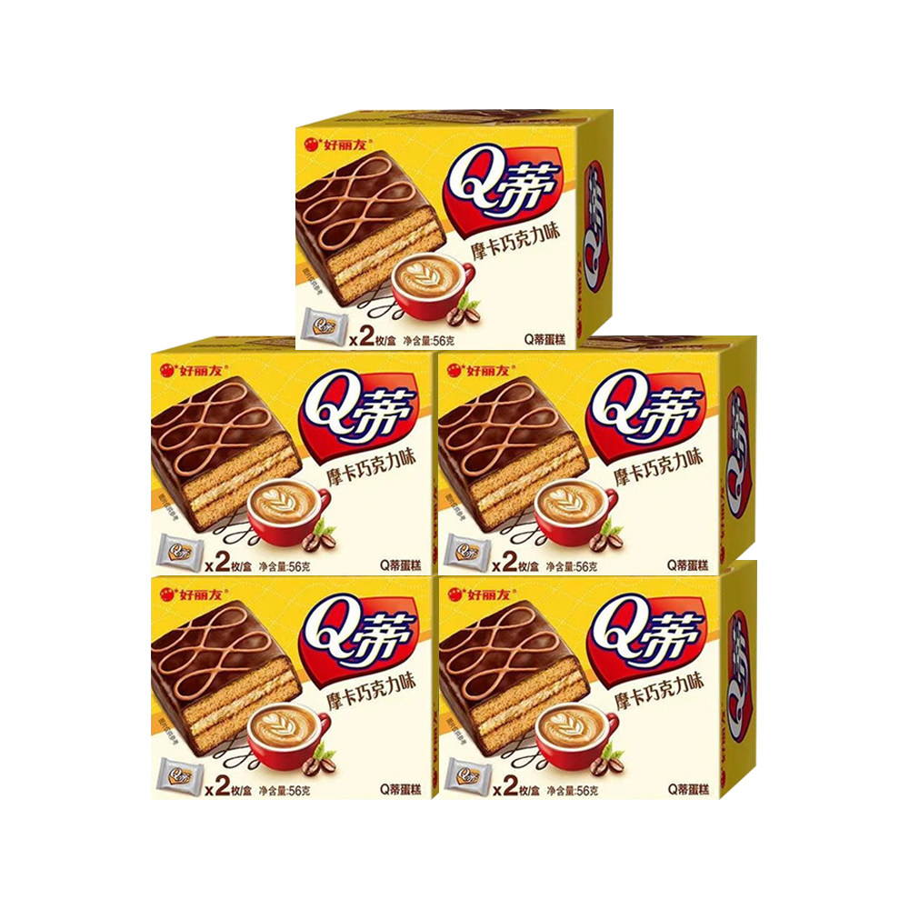 好丽友 Q蒂蛋糕摩卡巧克力味56g/168g
